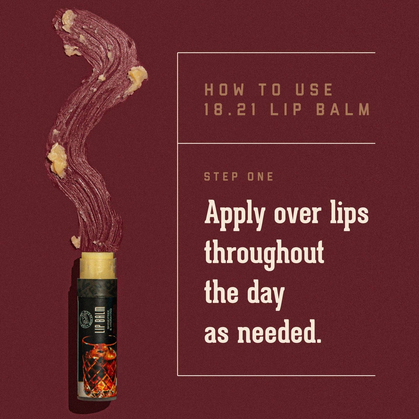 18.21 Man Made Old Fashioned Lip Balm