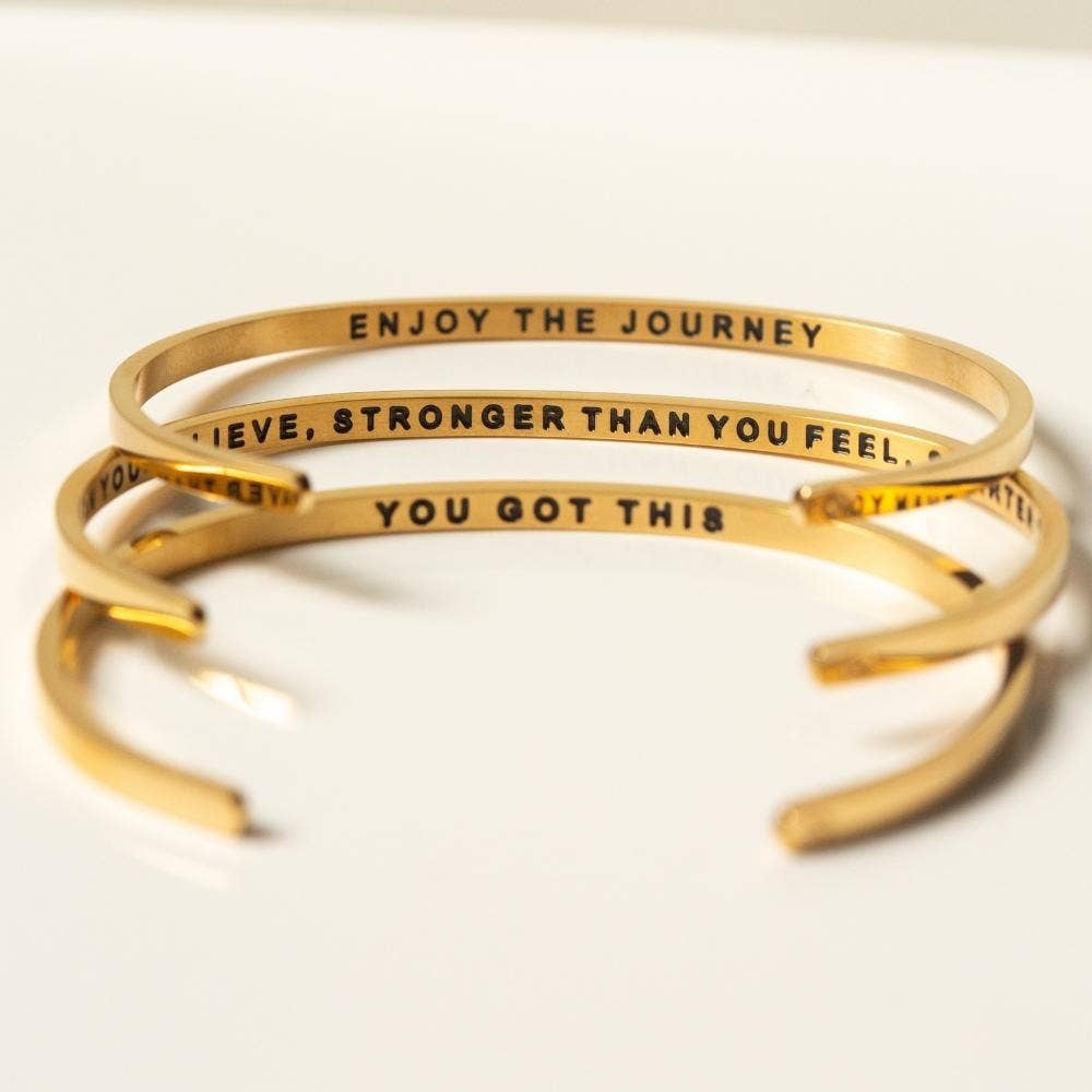 You Make The World A Better Place (within) mantra bracelet