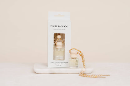 Warm Cashmere Car Diffuser – Vanilla, Amber & Jasmine