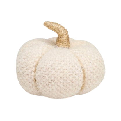 Small Fuzzy Pumpkin - Cream