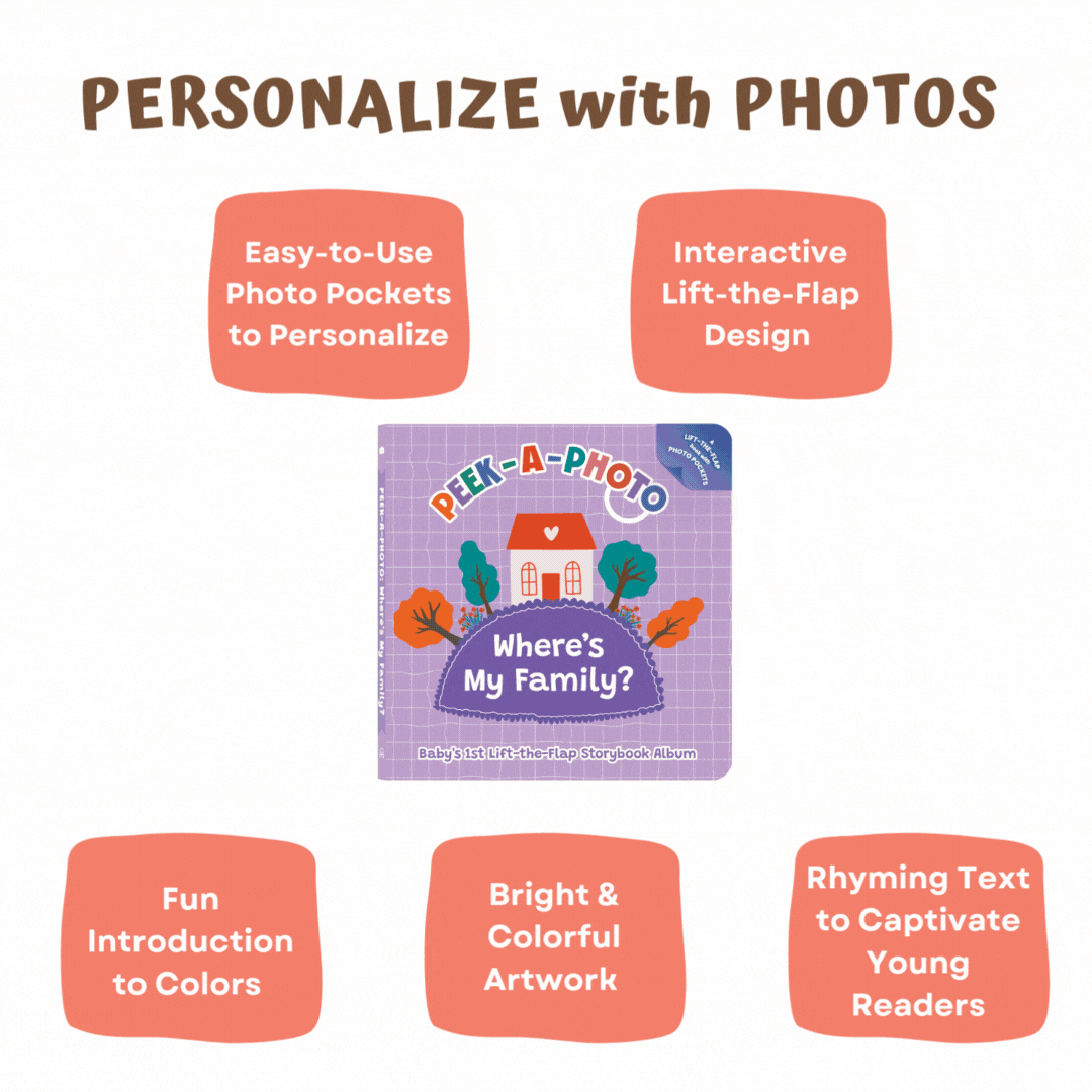 Interactive Photo Book "Where's My Family? - Lift-the-Flap