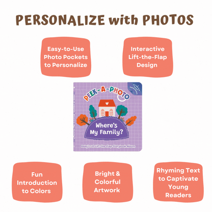 Interactive Photo Book "Where's My Family? - Lift-the-Flap