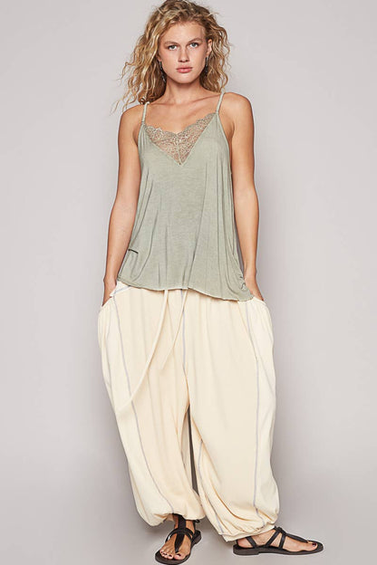 Lace V-Neck Camisole Tank