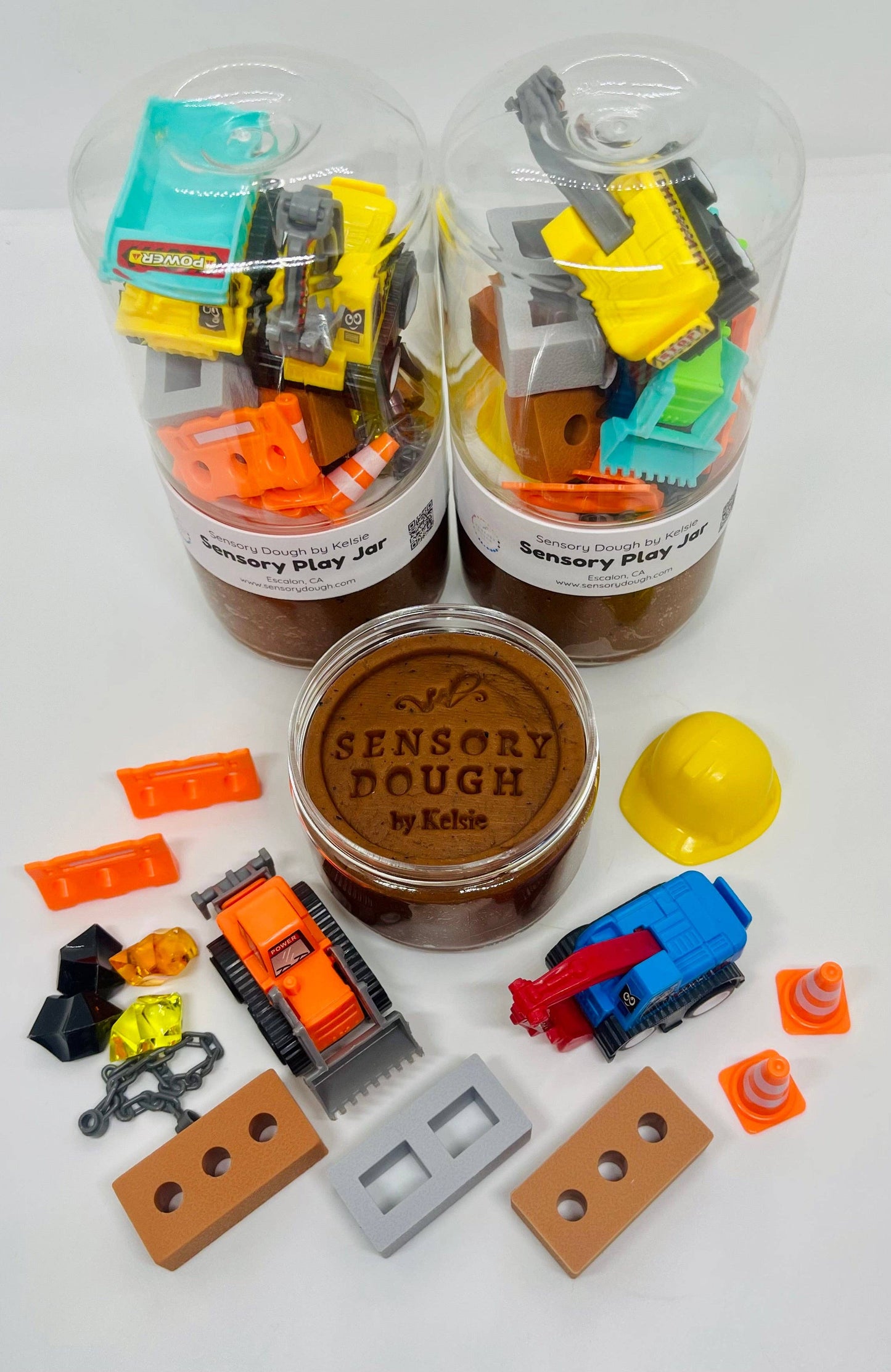 Sensory Dough Play Jar: Construction