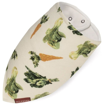 Organic Kerchief Bib - Fresh Veggies