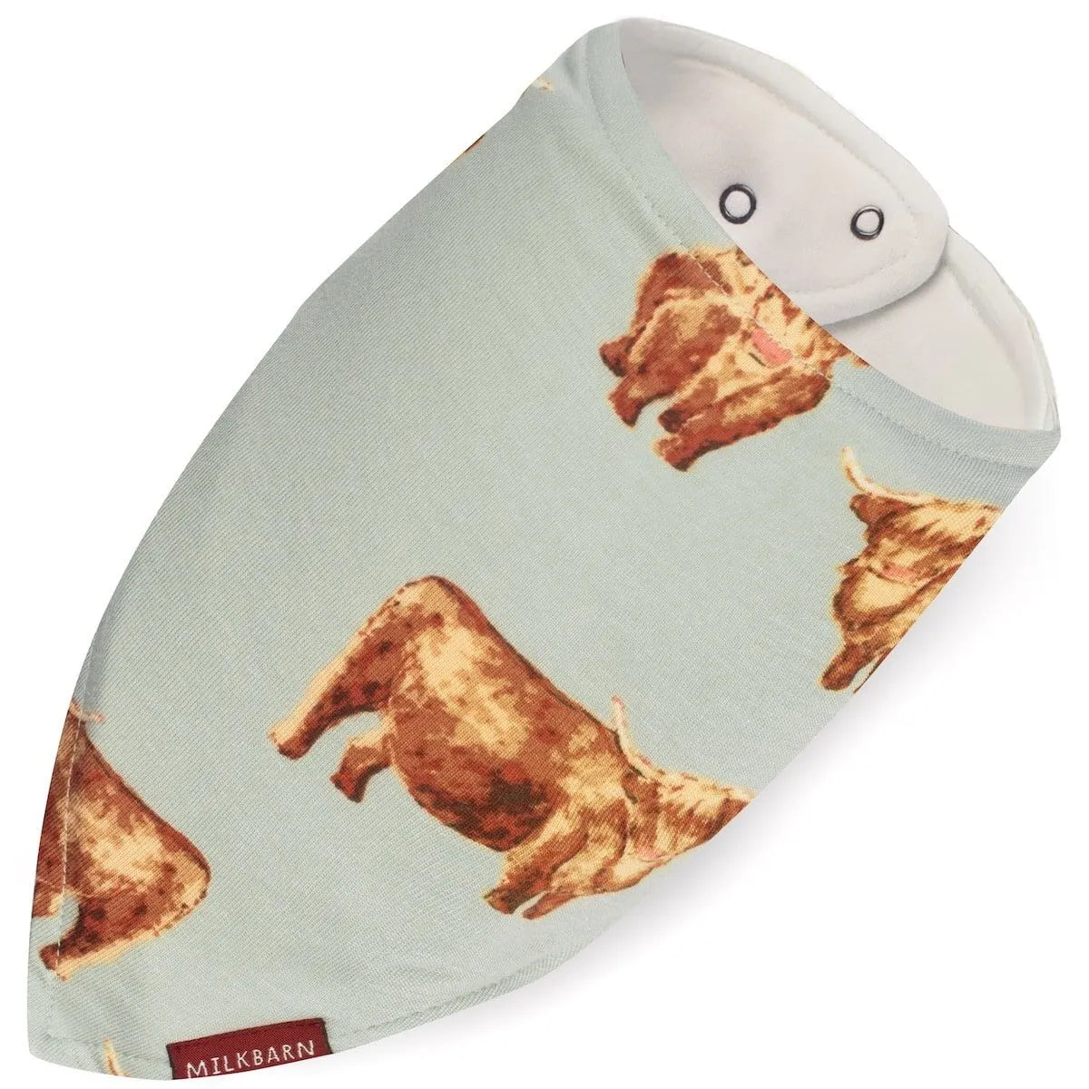 Bamboo Kerchief Bib - Highland Cow