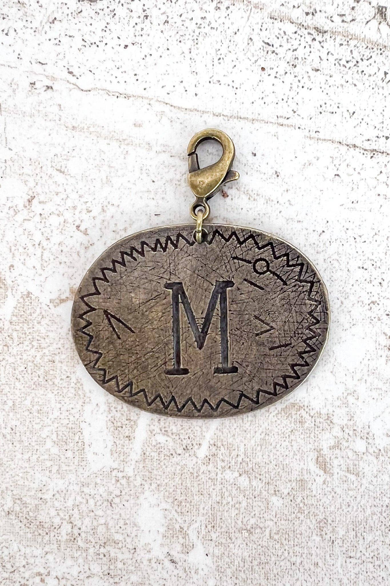 Dylan Collective Bronze Oval Letter Charms