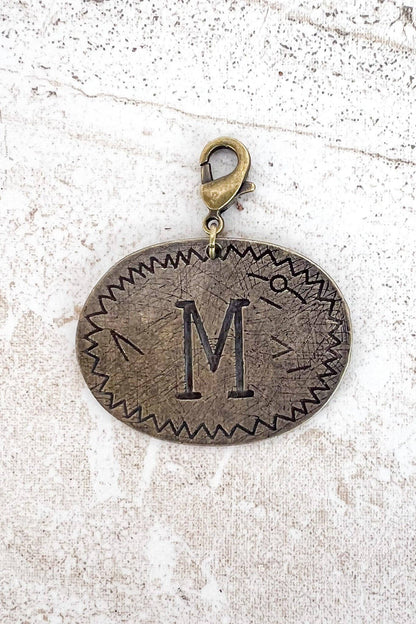 Dylan Collective Bronze Oval Letter Charms