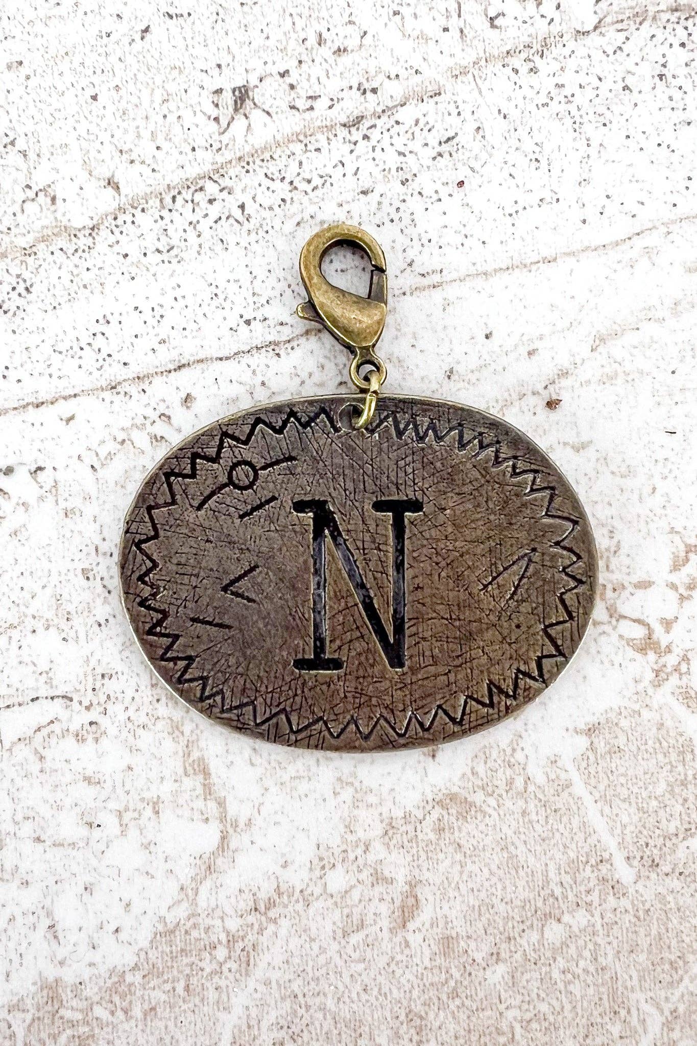 Dylan Collective Bronze Oval Letter Charms
