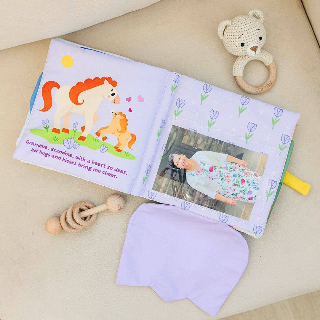 Interactive Crinkle Photo Book & Album for Babies