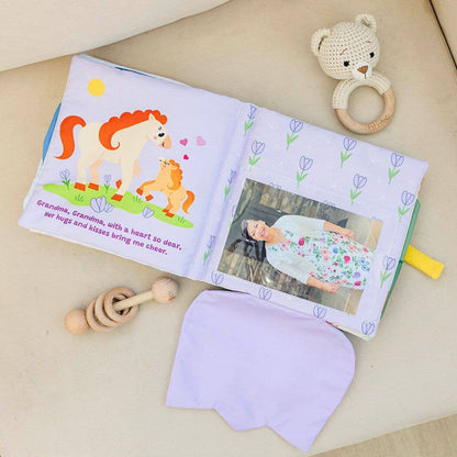 Interactive Crinkle Photo Book & Album for Babies