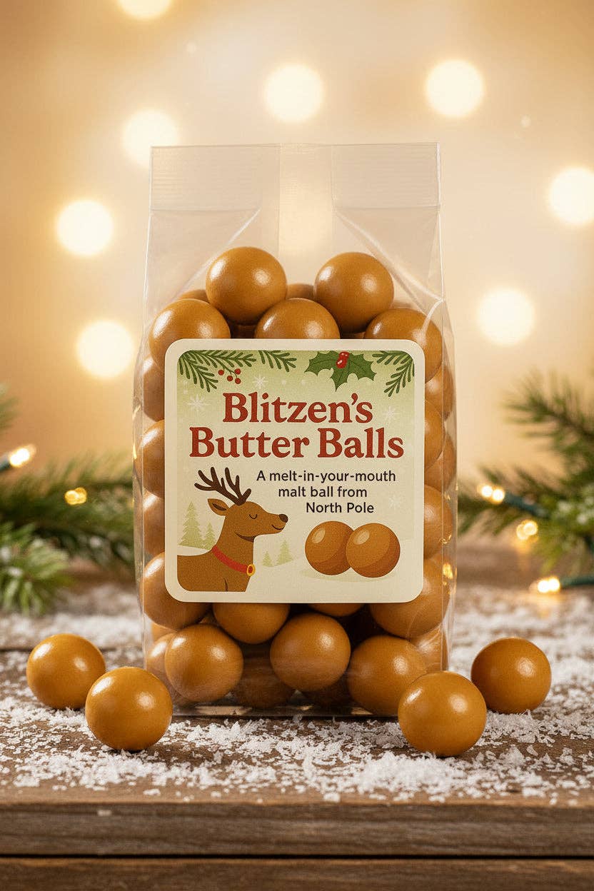 Blitzen's Butter Balls Christmas candy