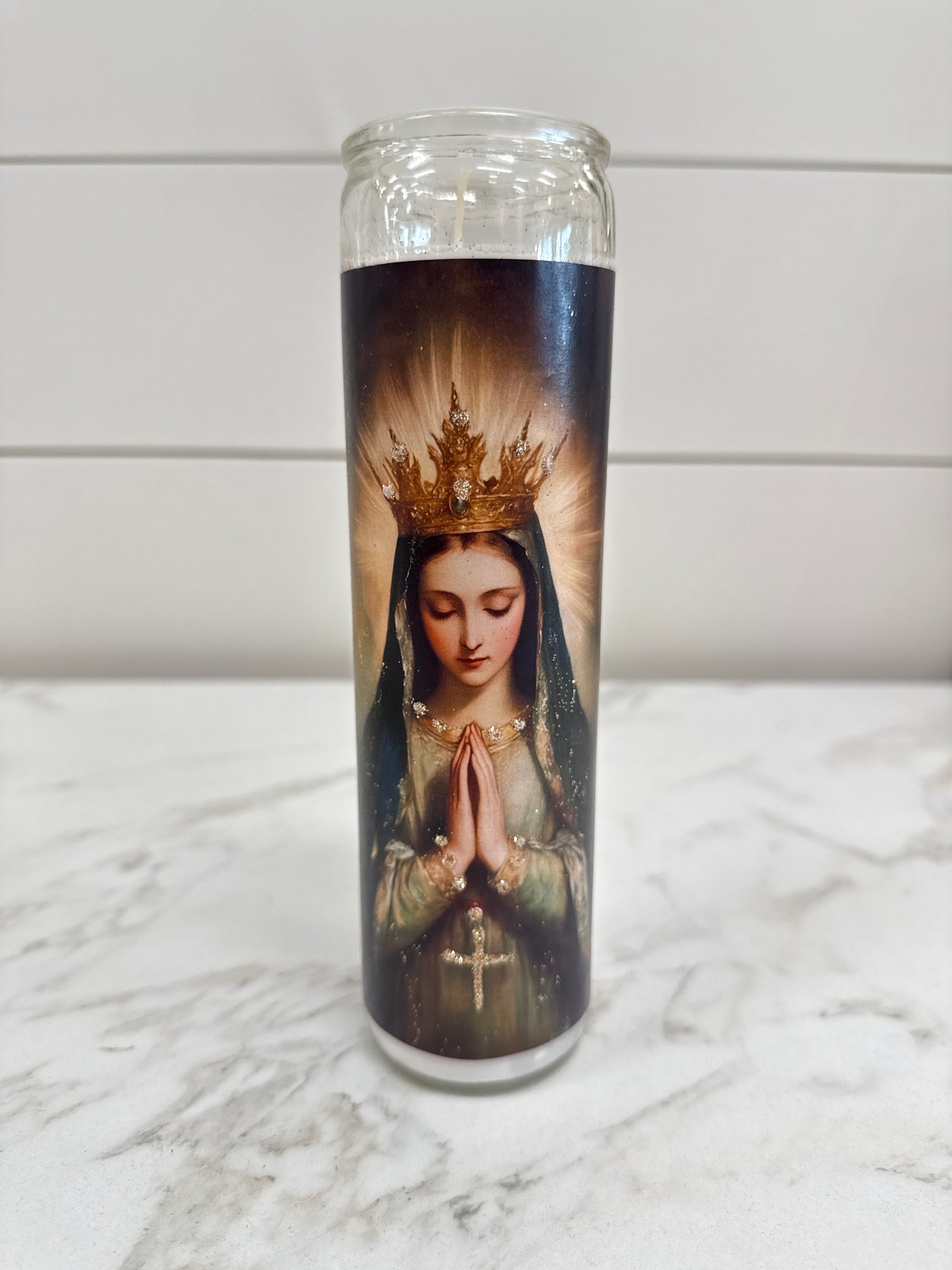 Virgin Mary Prayer Candle