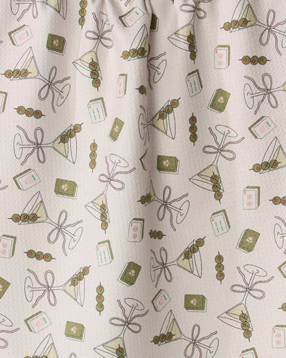 Martini Tiles Tea Towel