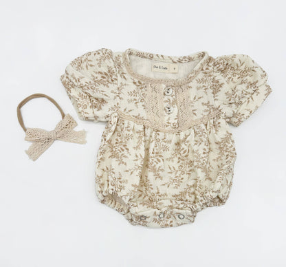Elodie Romper & Bow Set