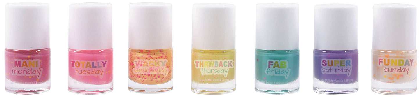 Days Of The Week Nail Polish Set