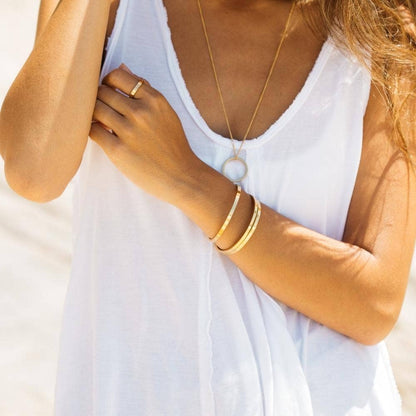 You Make The World A Better Place (within) mantra bracelet