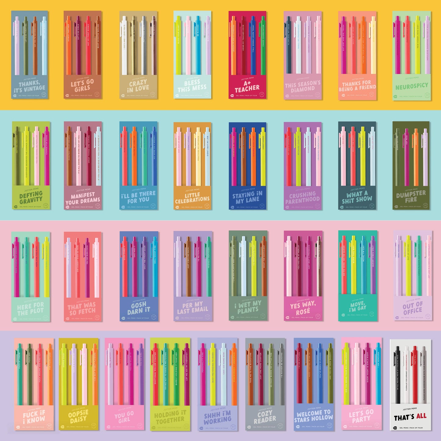 Jotter Sets 4 Pack (Topseller!!)