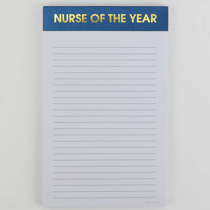 Nurse of the Year - Lined Notepad, To-Do List, Nurse Gift