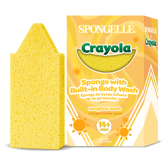 Sunglow Suds Body Buffer | Crayola x Spongellé | Crayon