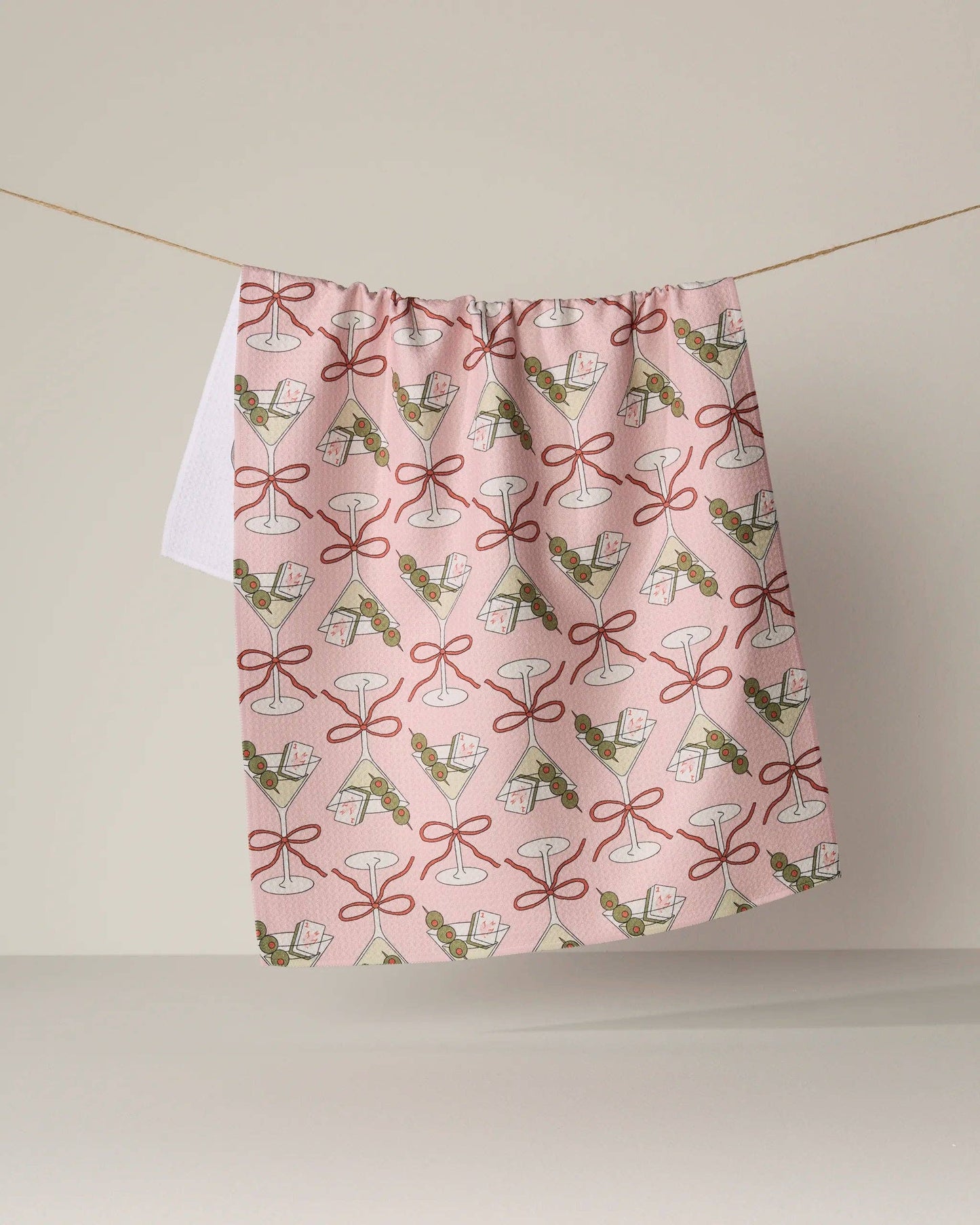 Flower-tinis Tea Towel