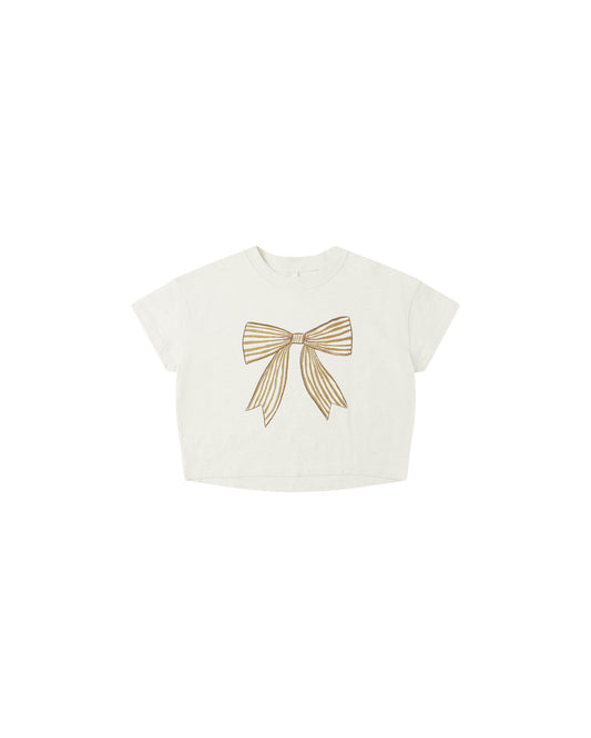 Boxy Bow Tee