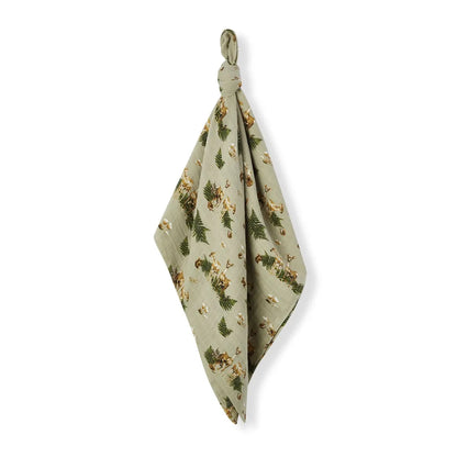 Organic Cotton Swaddle - Forest Party