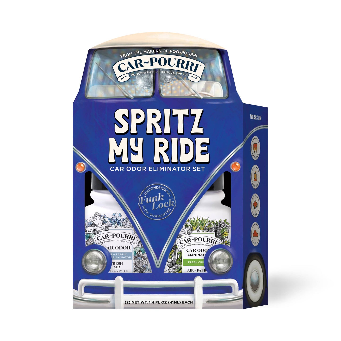 Spritz My Ride Car Pourri 2-Pack Gift Set