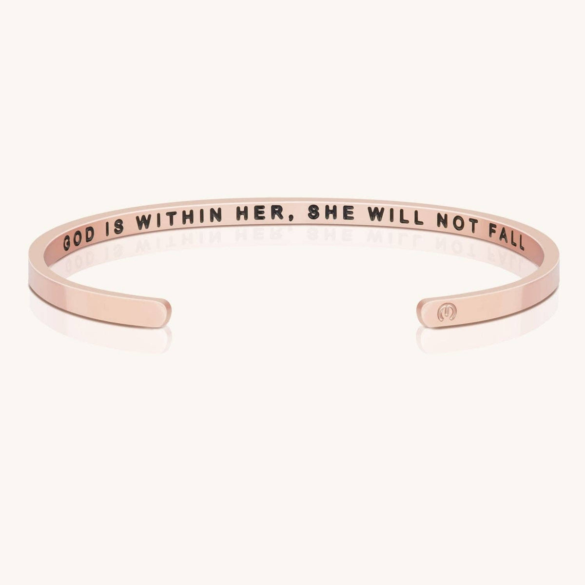 MantraBand God Is Within Her, She Will Not Fall bracelet view 3