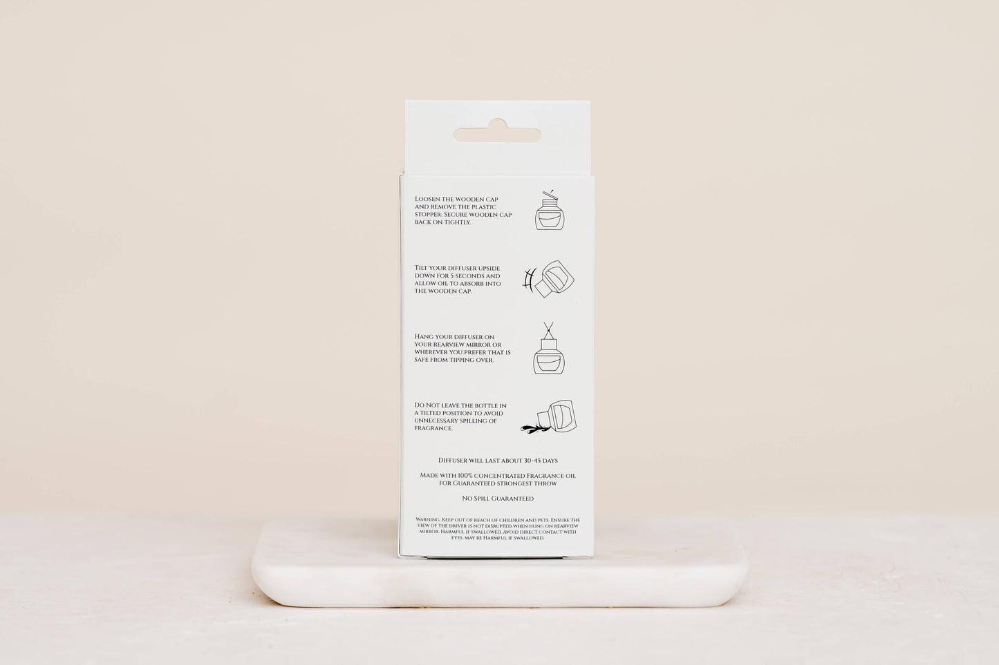 White Lotus Car Diffuser – Coconut, Sandalwood & Amber