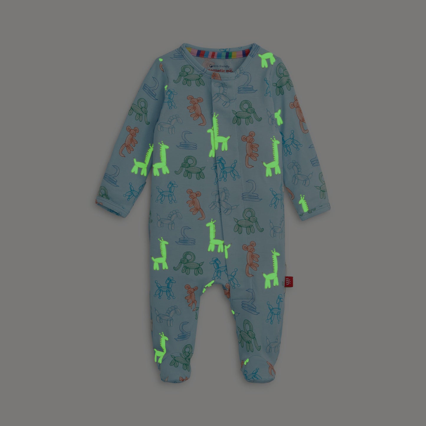 Party Animals Glow in the Dark Modal Footie