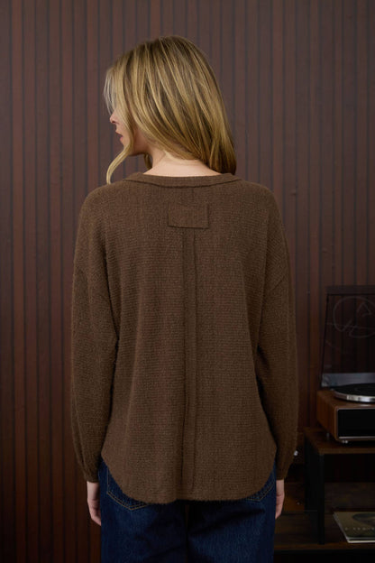 Longsleeve Fuzzy Knit Top