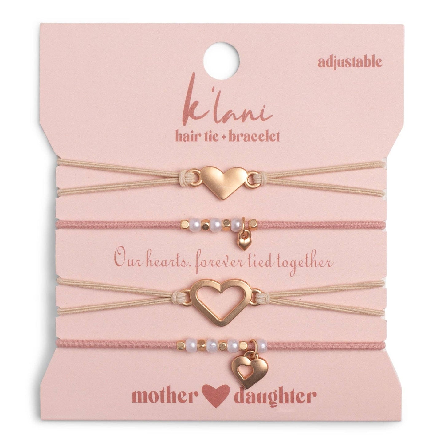 Mother-Daughter Hair Tie Bracelets