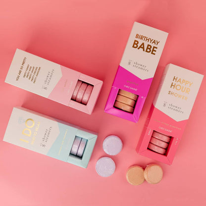 Happy Hour Shower - Aromatherapy Shower Steamers - Blood Orange Grapefruit - Set of 8