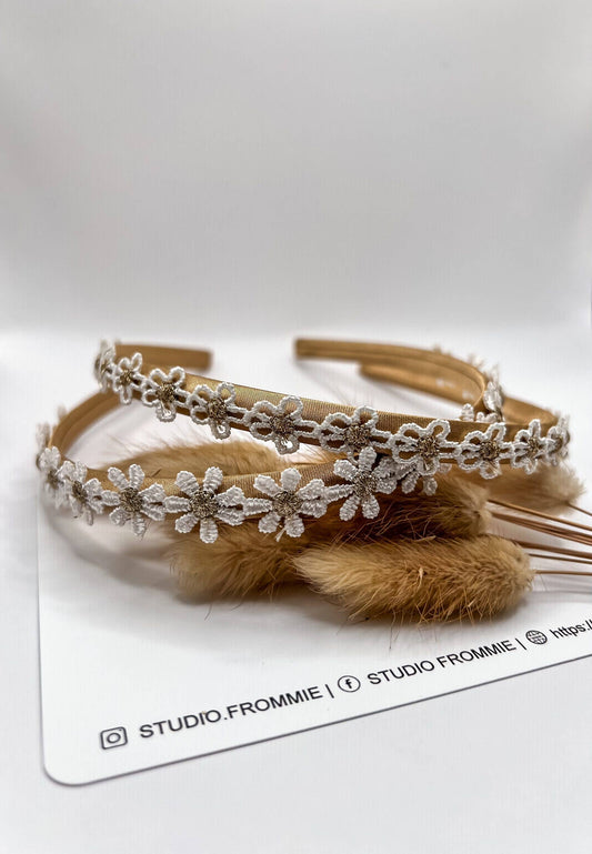 Golden daisy tiara