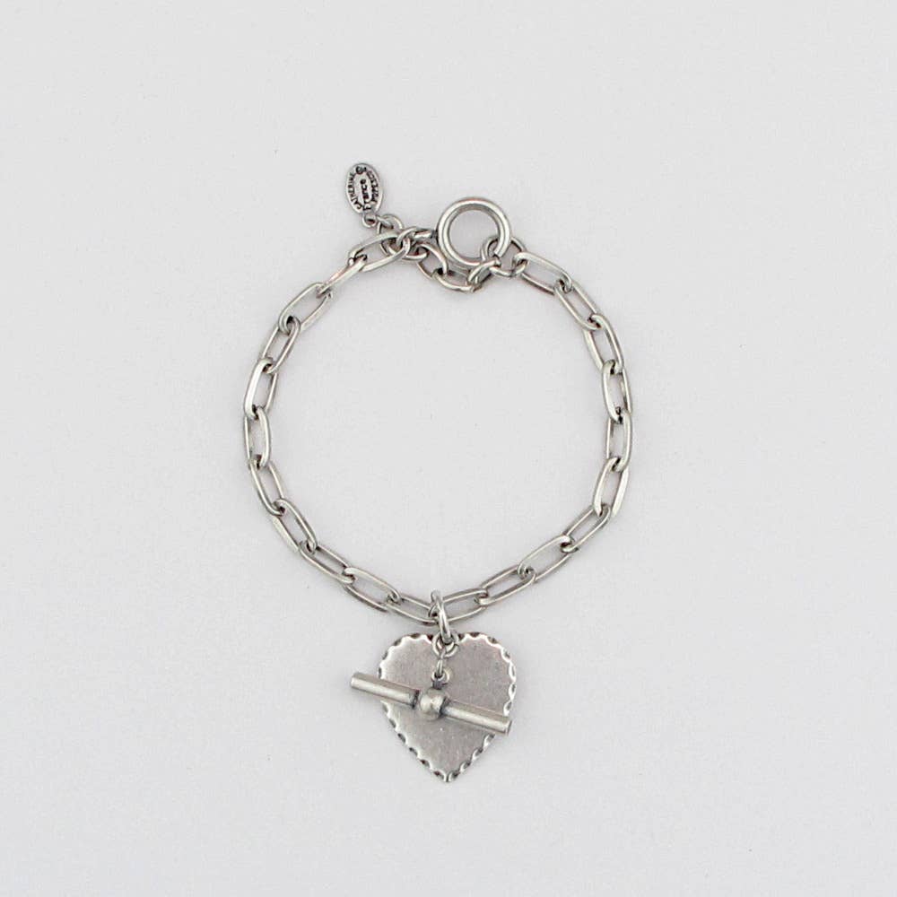 Corazon Bracelet - Silver