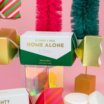 If Only I Was HOME ALONE - Mini Shower Steamer Popper Gift
