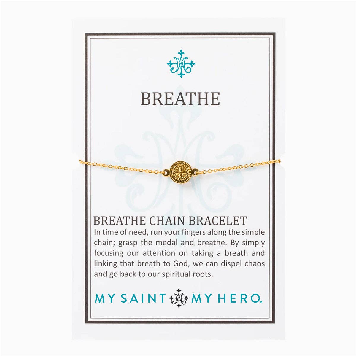 Breathe Benedictine Chain Bracelet