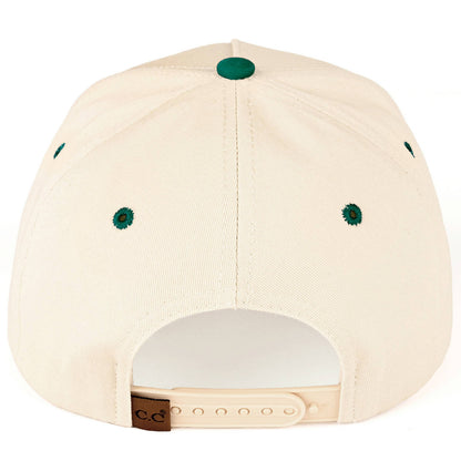 C.C RODEO Letter Embroidered Snapback Trucker Hat