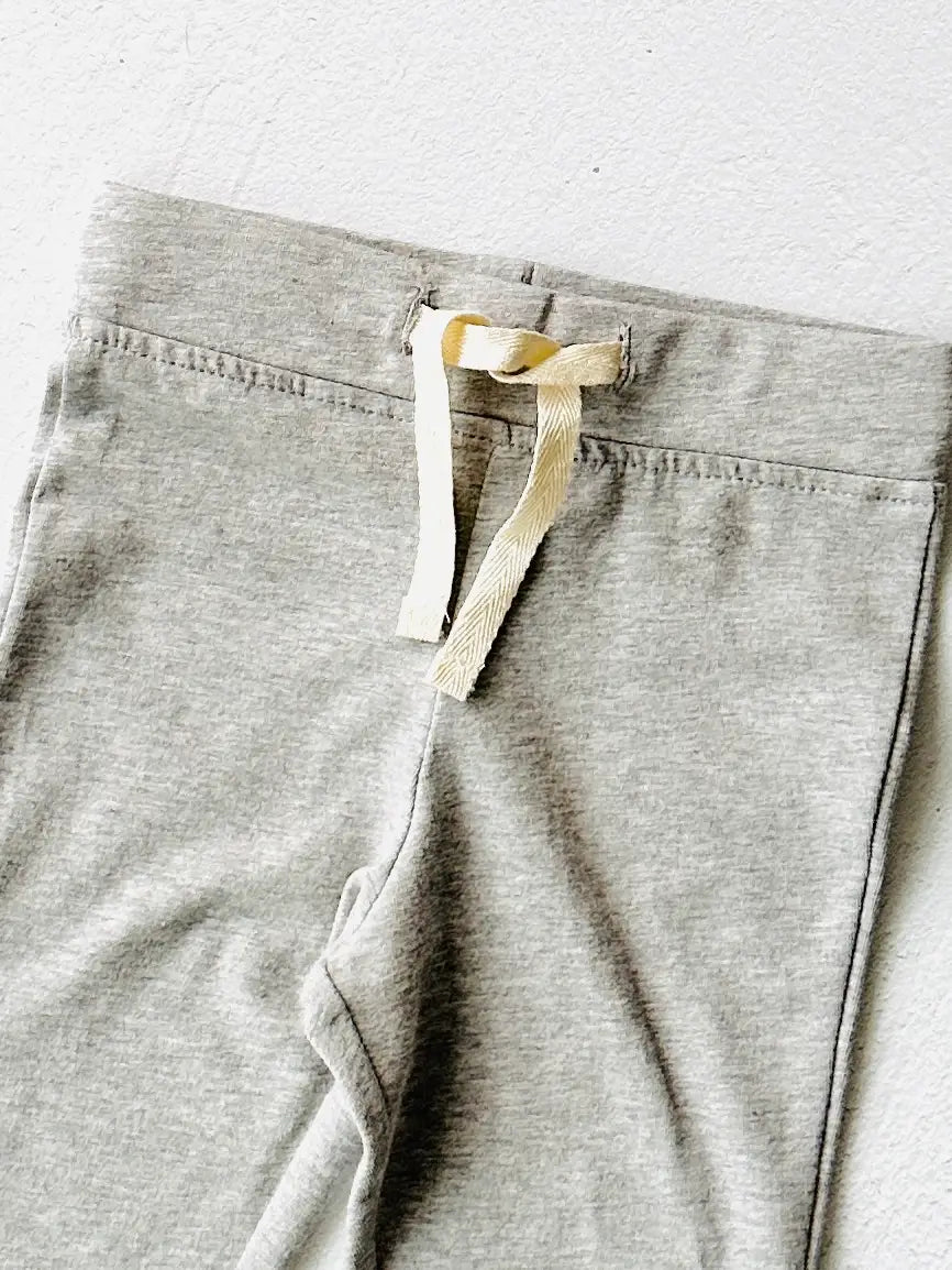 Drawstring Jogger Pant - Heather Grey