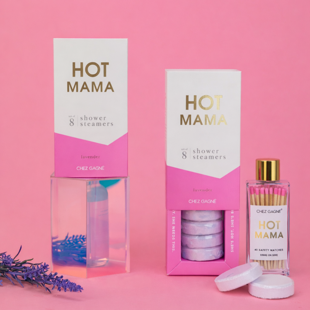 Hot Mama - Glass Bottle Safety Matches - Mother's Day Gift