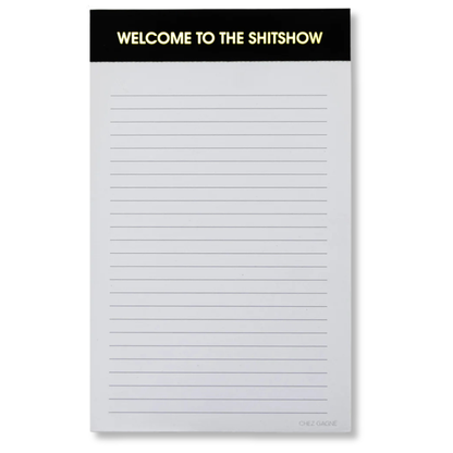 Welcome to the Shitshow Lined Notepad