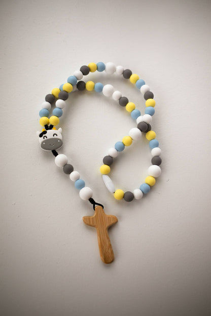 Cow Baby Rosary | Baptism Gift | Christening Gift