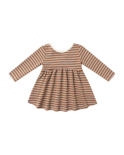 Cedar Micro Stripe Ribbed Dress