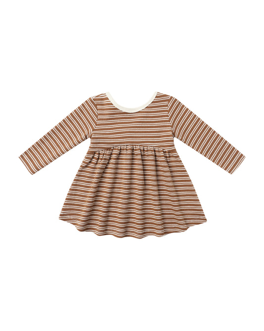 Cedar Micro Stripe Ribbed Dress