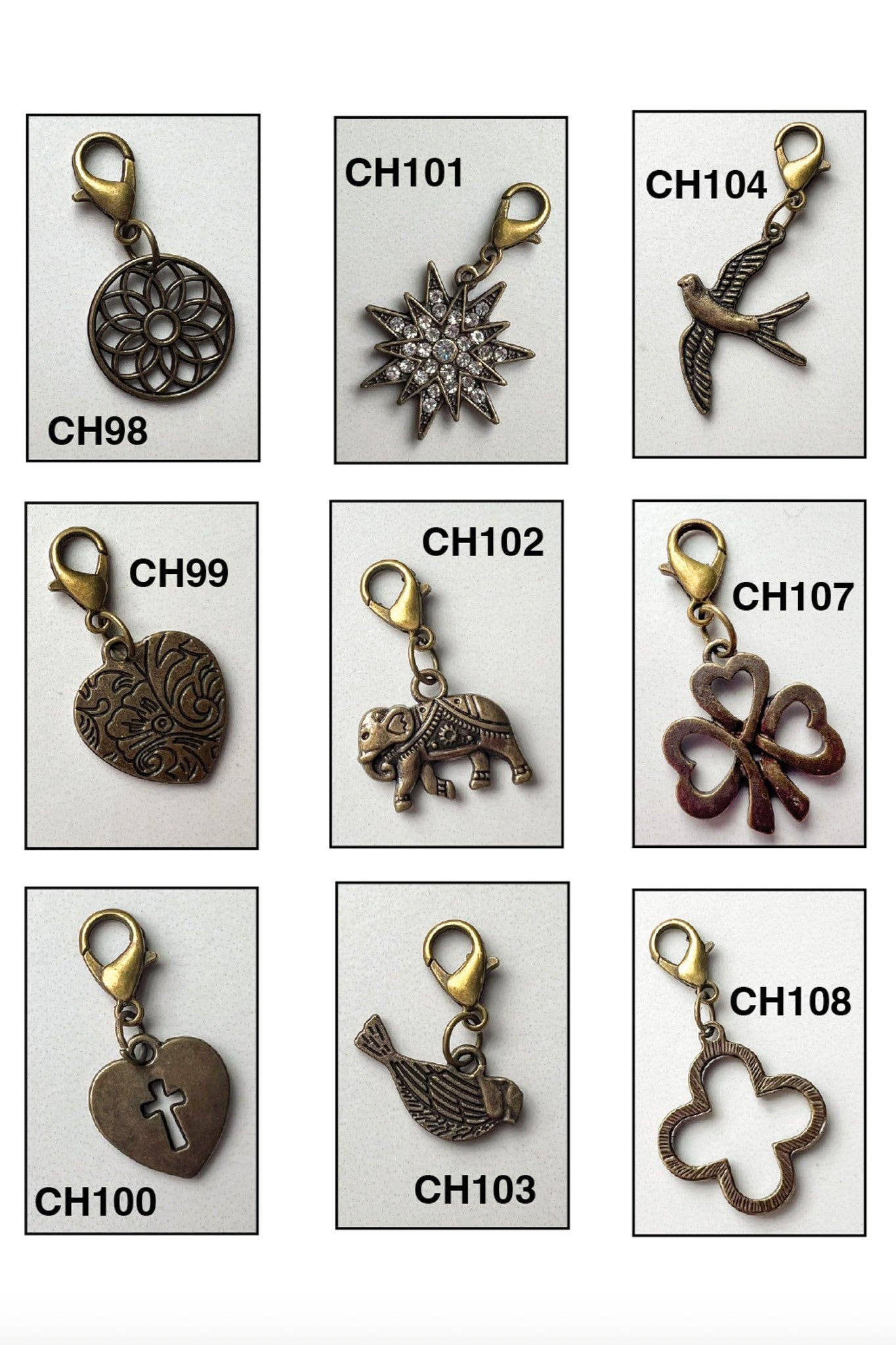 Dylan Collective Bronze Icon Charms