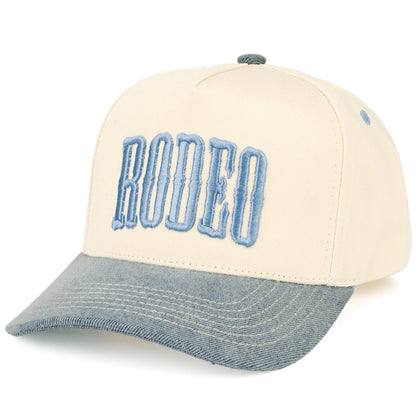 C.C RODEO Letter Embroidered Snapback Trucker Hat