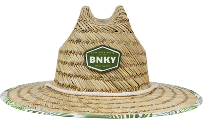 Kids Straw Sun Hat Barney Patrol (Moss)