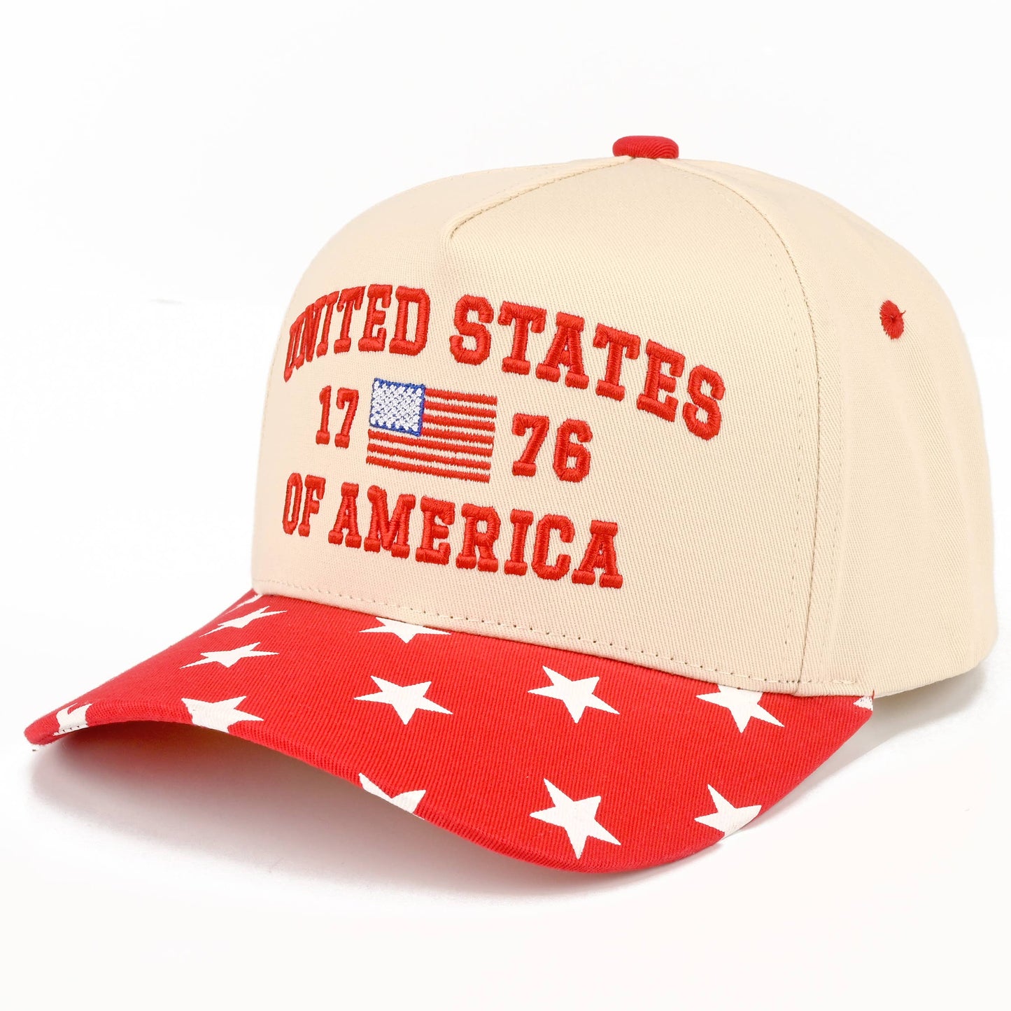 C.C UNITED STATES 1776 Letter on Two Tone Trucker Hat