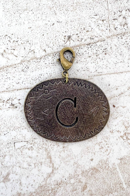 Dylan Collective Bronze Oval Letter Charms